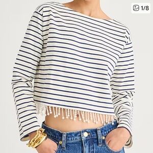 J.Crew Striped Top 2X